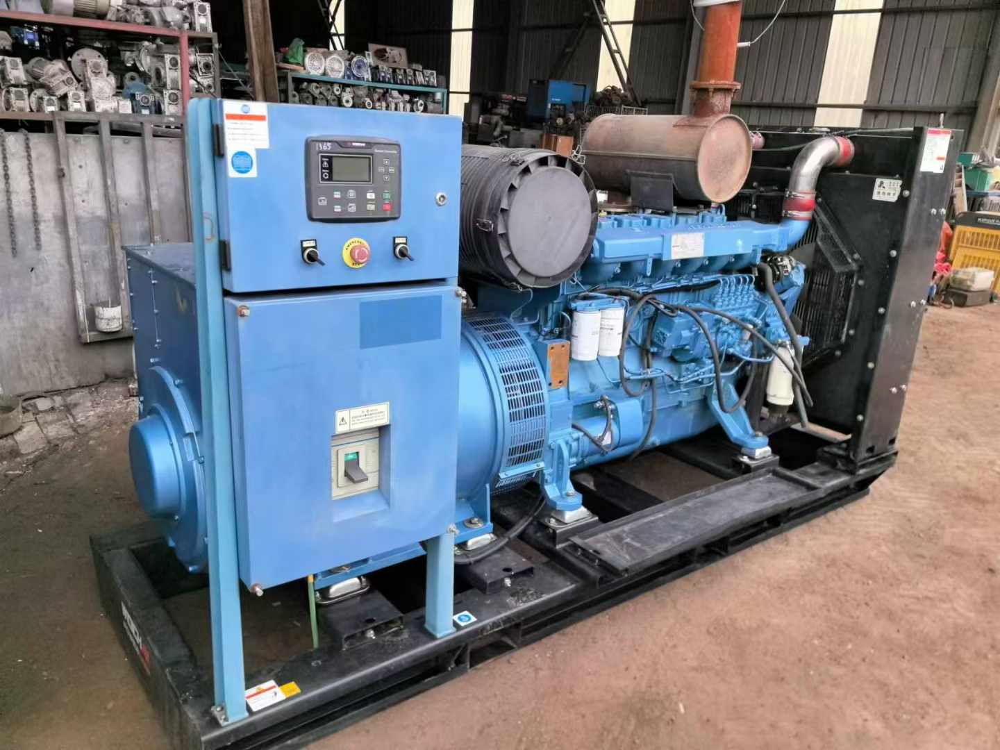 华龙500kW 柴油发电机组可带动设备功率的计算公式是什么？